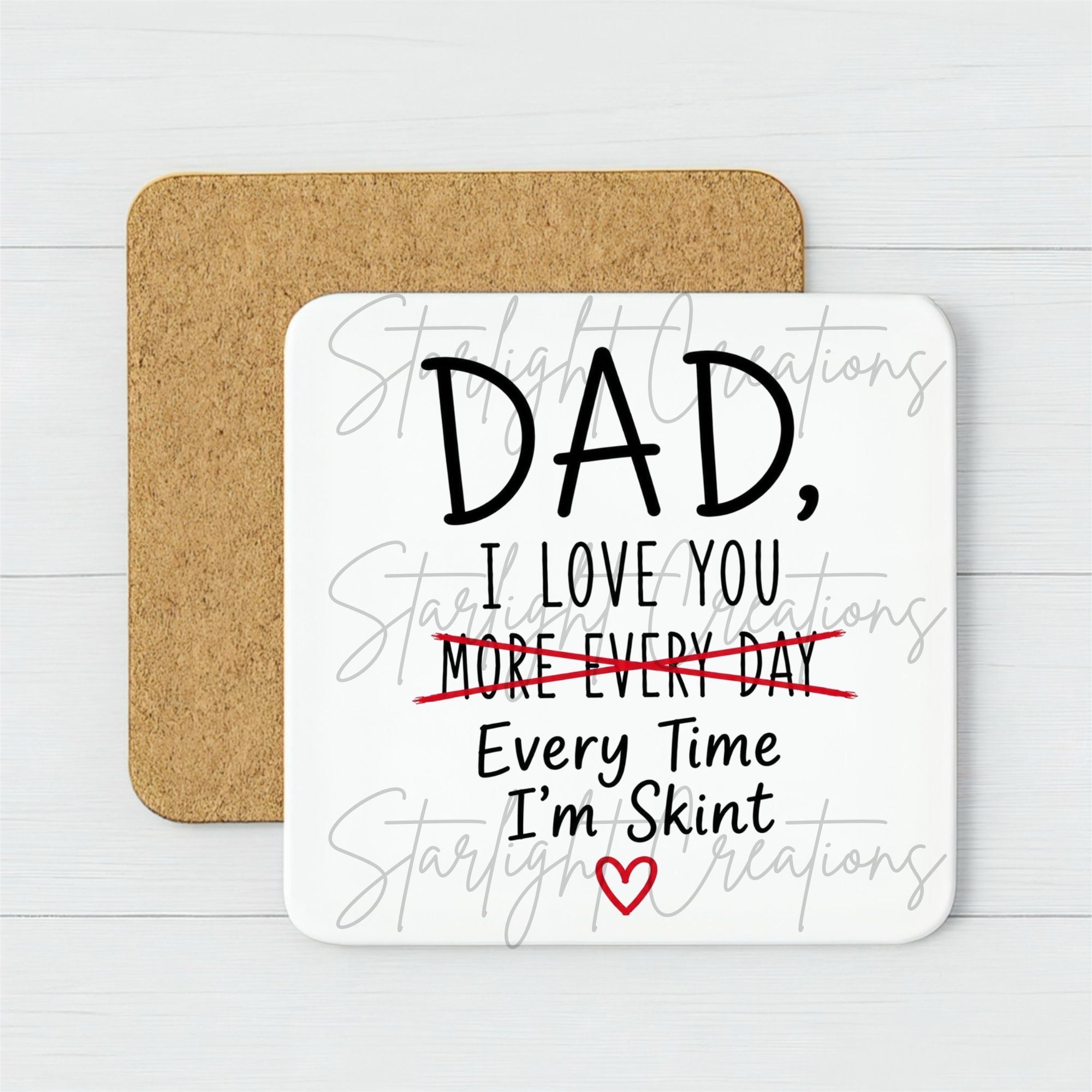 Funny Father’s Day Mug – “Thanks for Putting Up With My Mum”