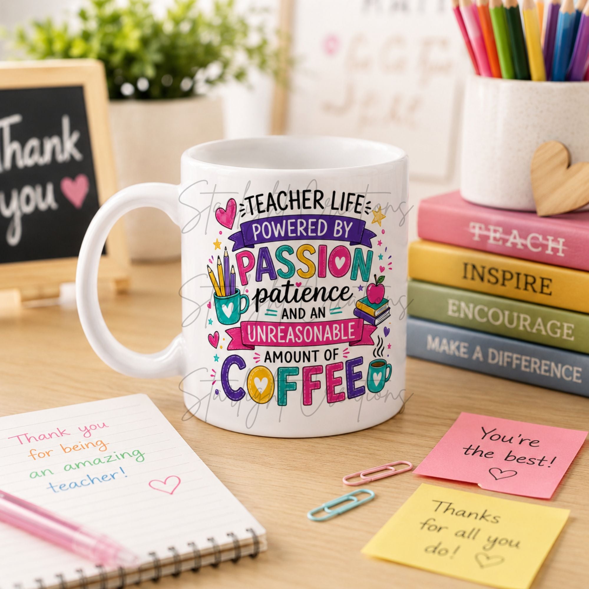 Teacher Mug & Coaster Gift Set – End of Term Thank You Present