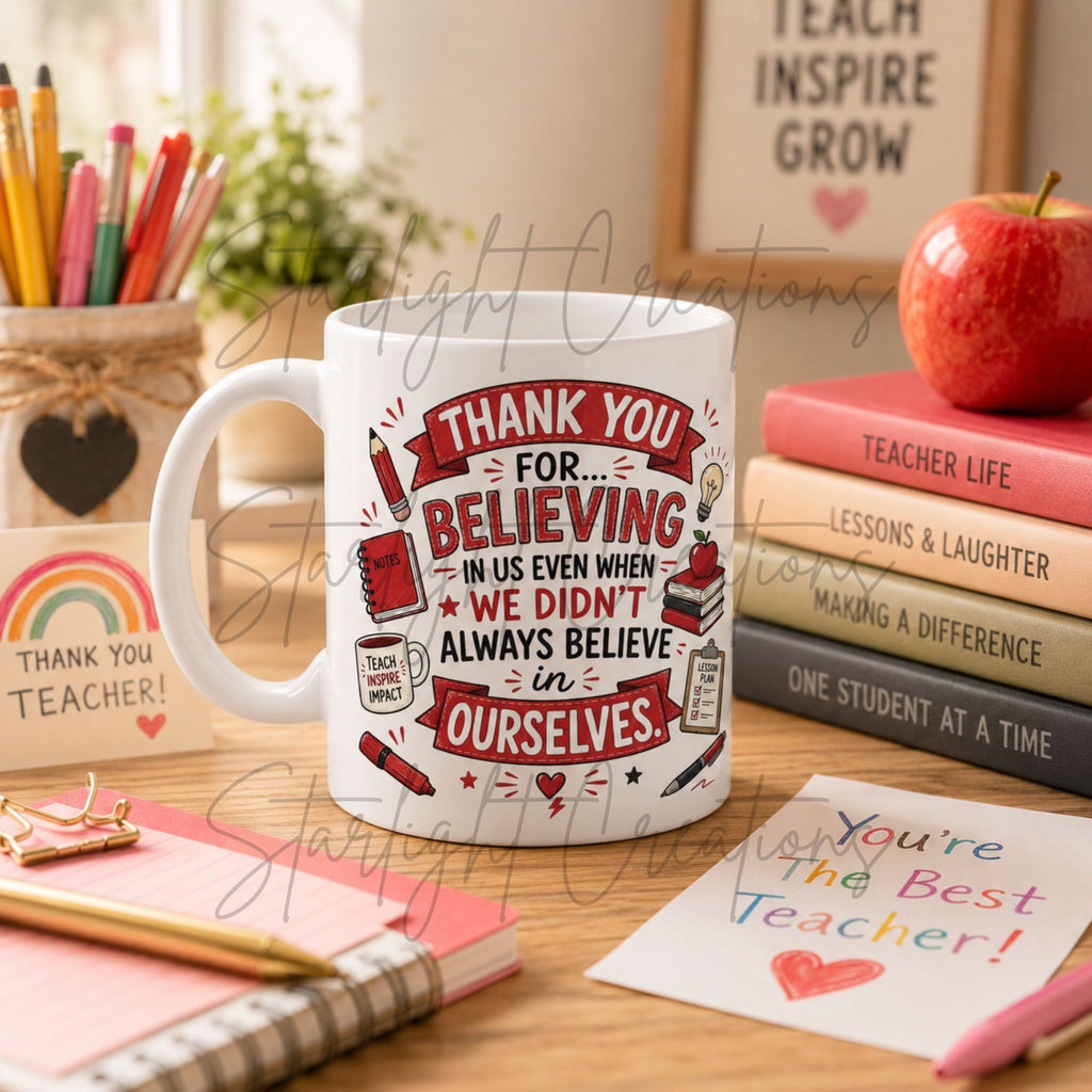 Teacher Mug & Coaster Gift Set – End of Term Thank You Present