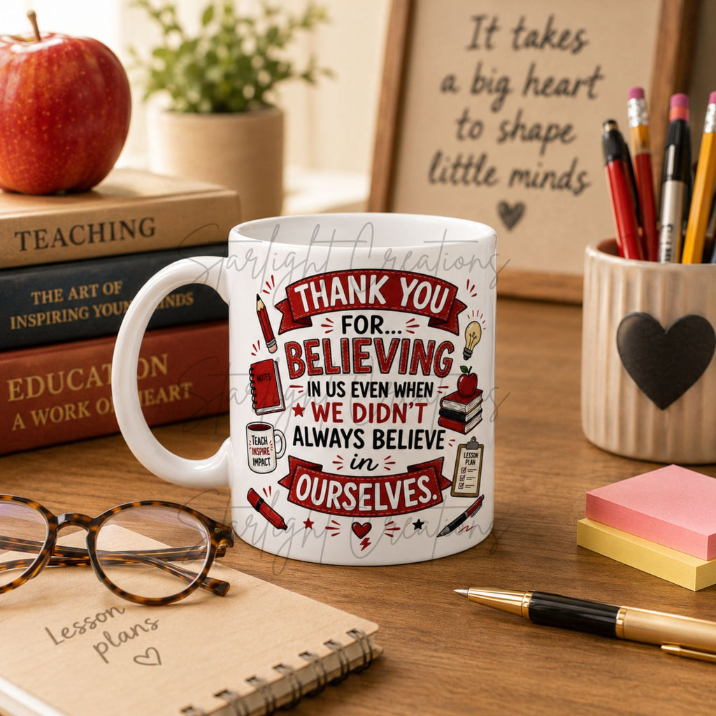Teacher Mug & Coaster Gift Set – End of Term Thank You Present