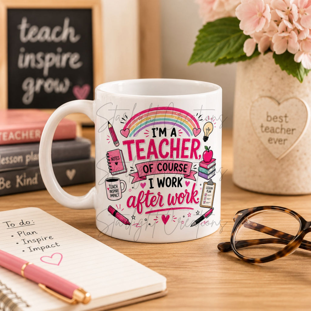 Teacher Mug & Coaster Gift Set – End of Term Thank You Present
