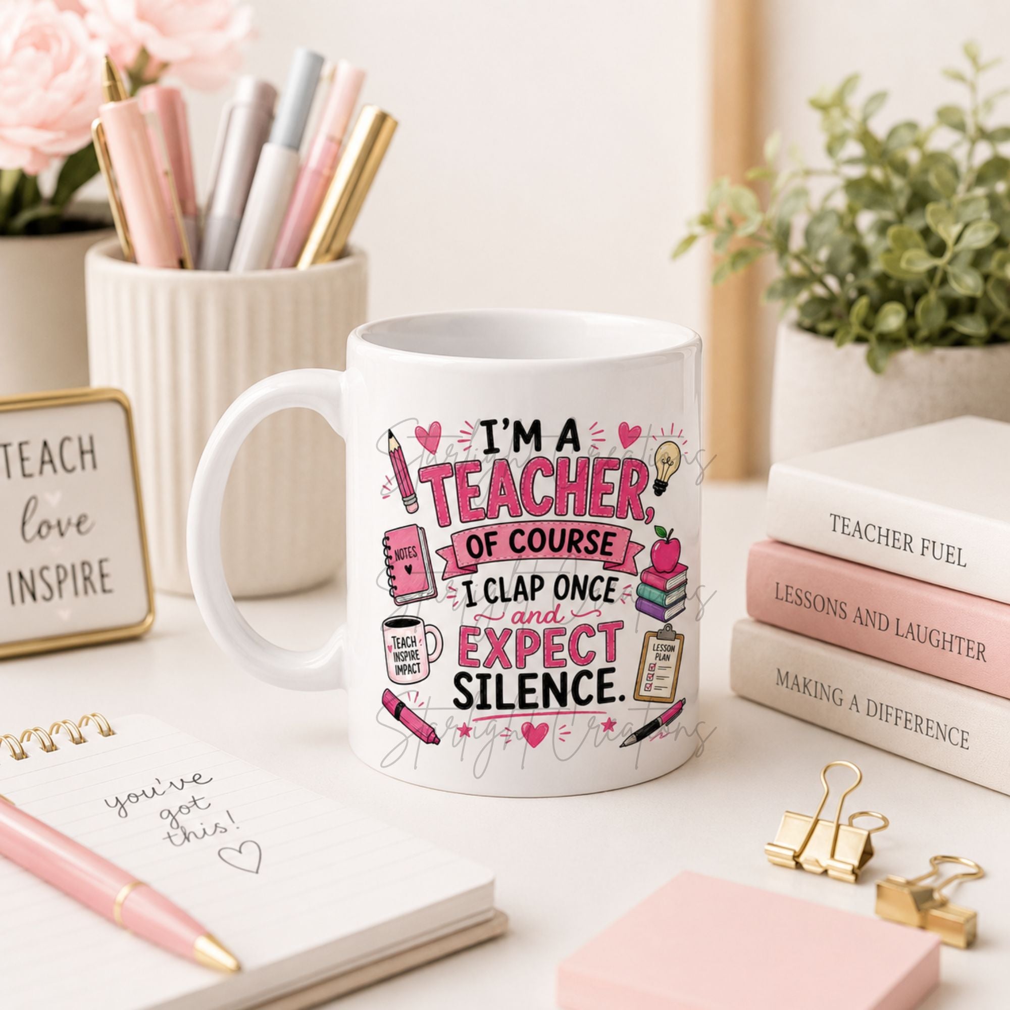 Teacher Mug & Coaster Gift Set – End of Term Thank You Present