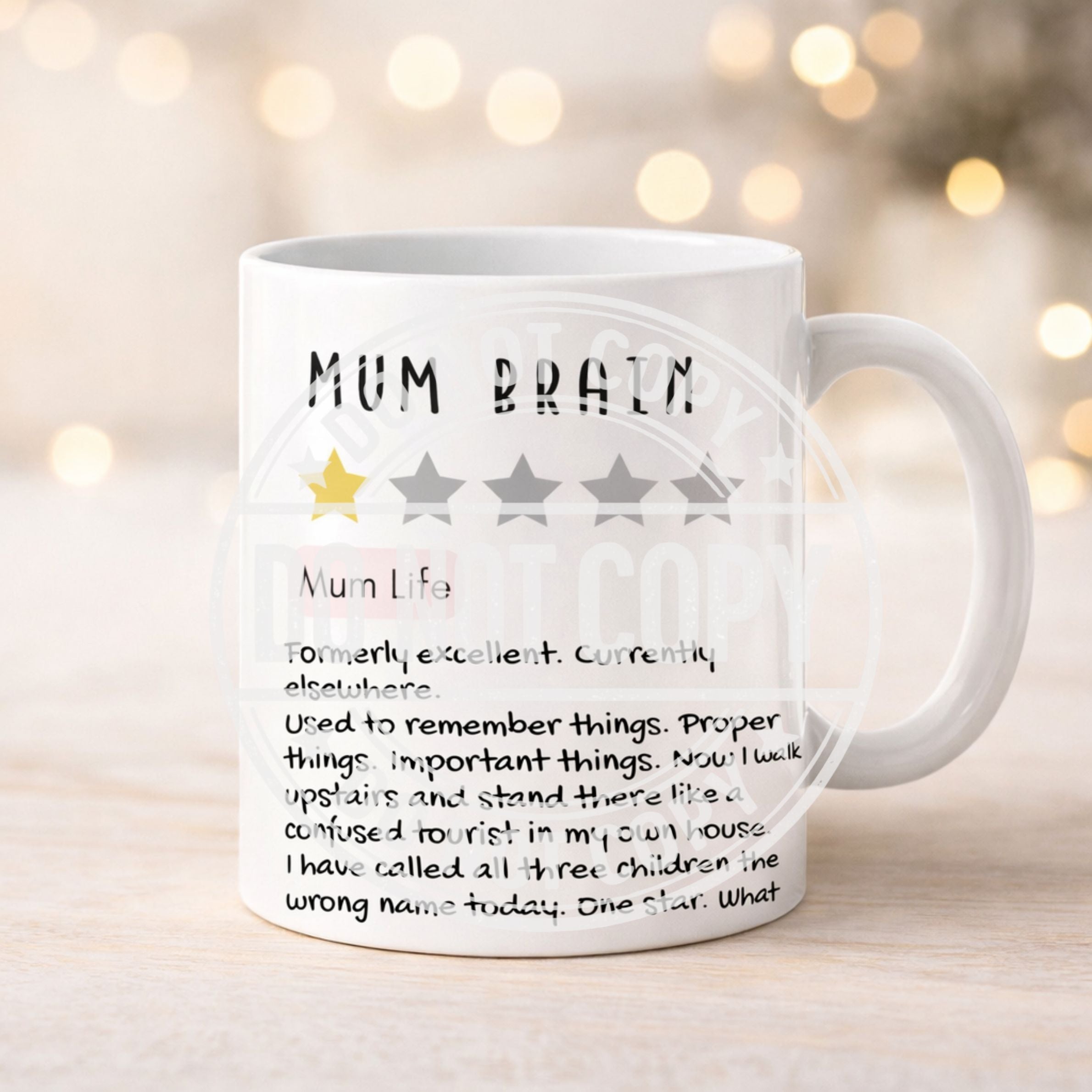 Funny Mum Life Review Mug | Parenting & Single Mum Gift