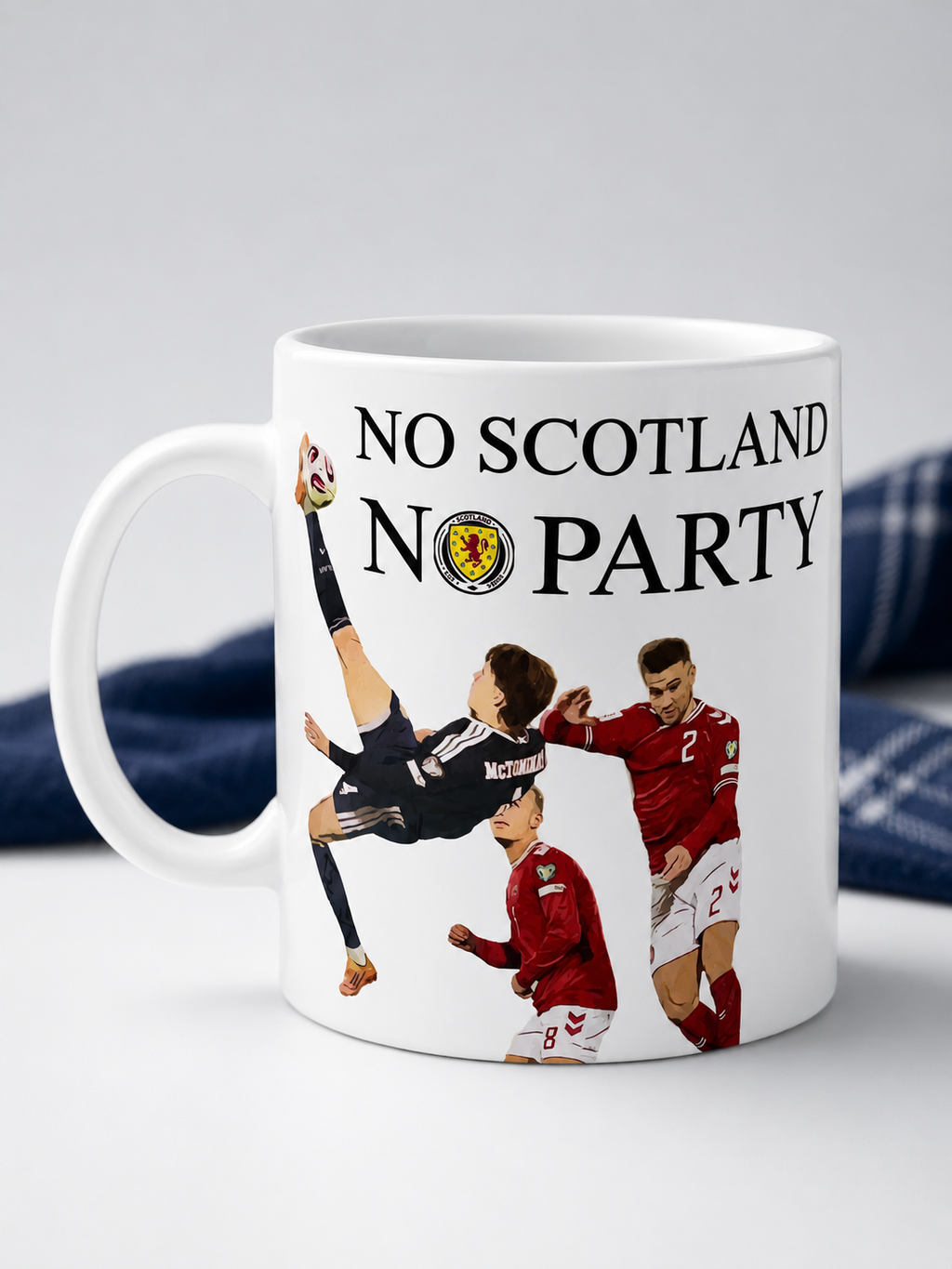 No Scotland No Party Mug – Scotland Football Fan Gift