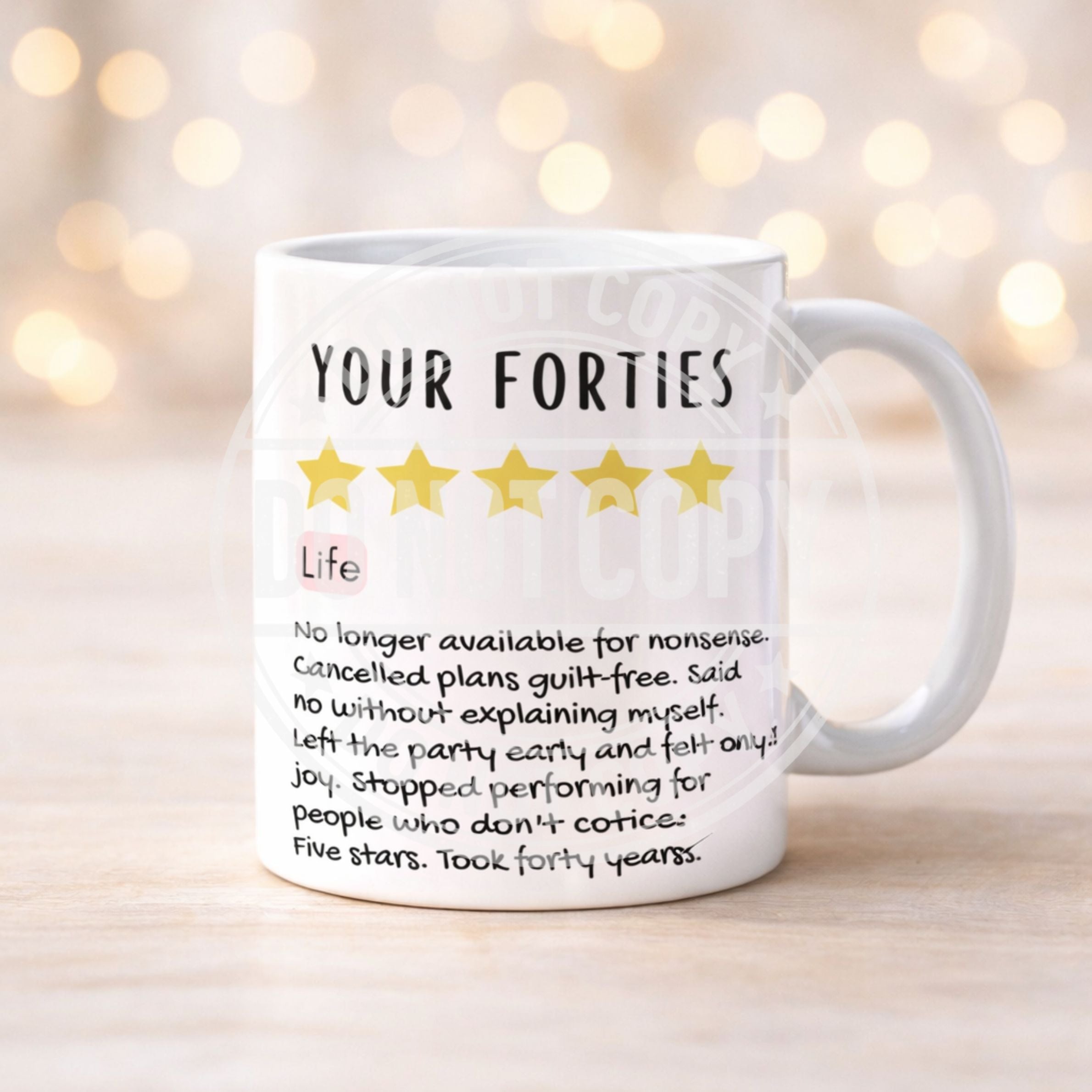 Funny Review Style Mugs | Adulting, Life, Pregnancy, Menopause Gift