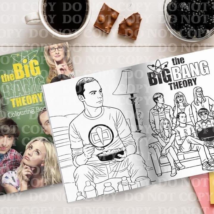 Big Bang Theory Colouring Book