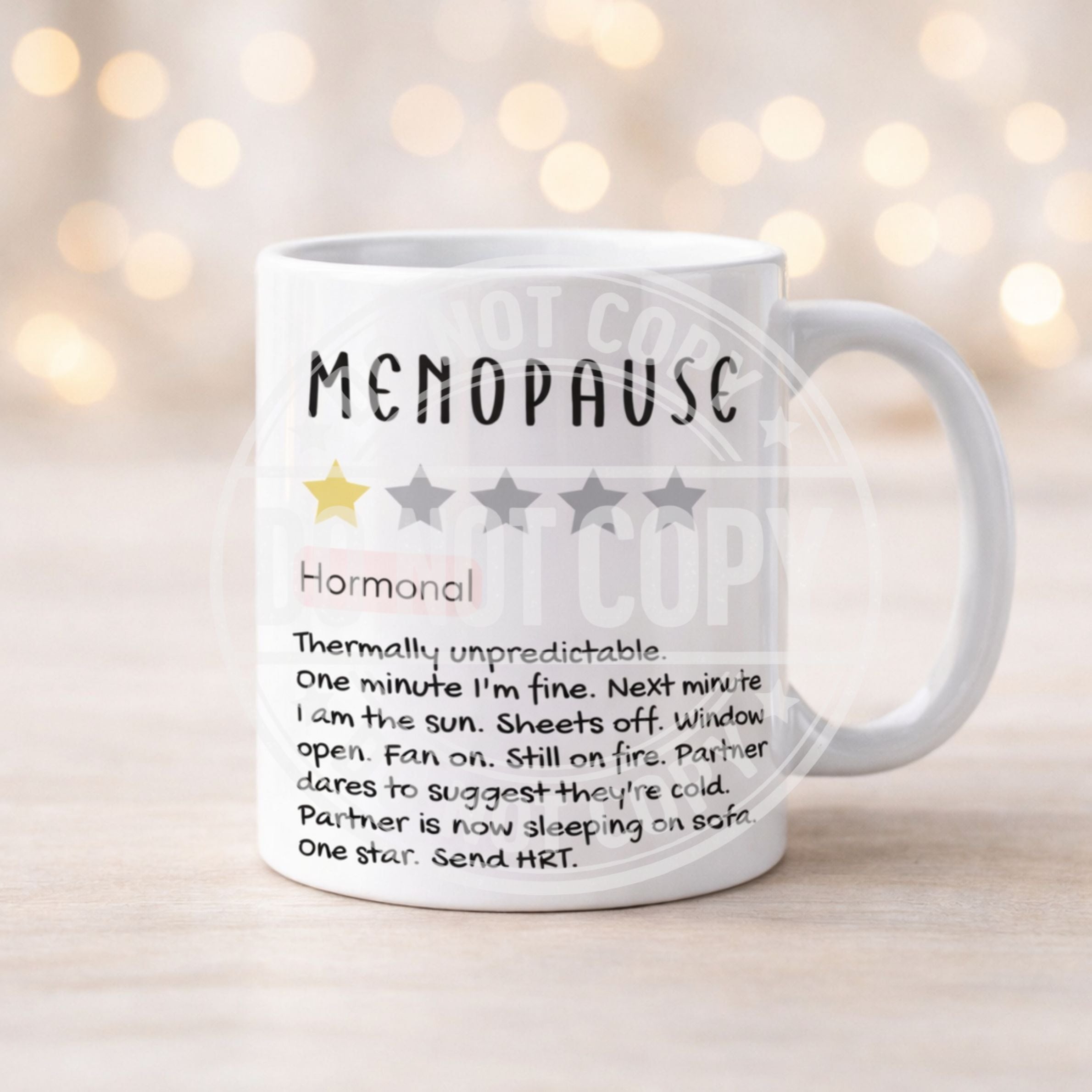 Funny Review Style Mugs | Adulting, Life, Pregnancy, Menopause Gift