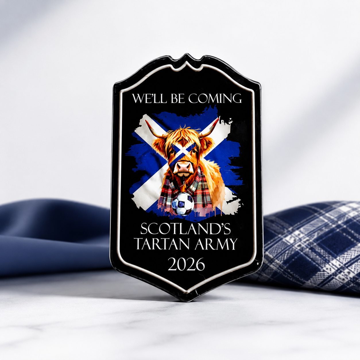 Scotland’s Tartan Army 2026 Fridge Magnet – Scottish Football Supporters Gift