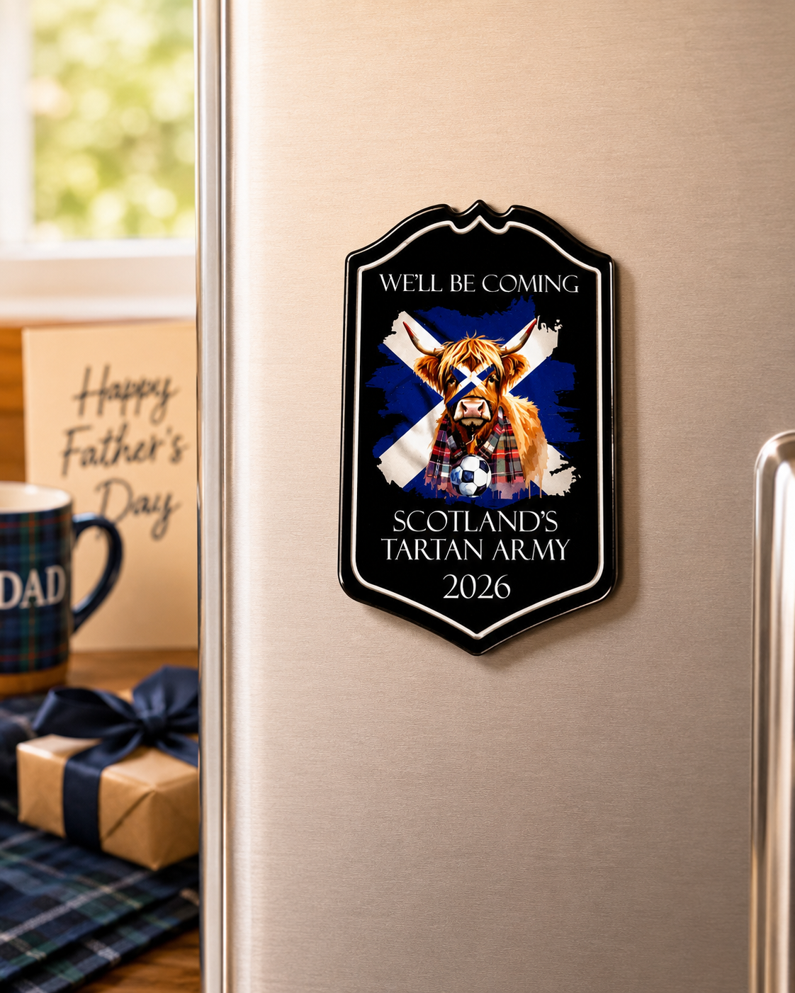 Scotland’s Tartan Army 2026 Fridge Magnet – Scottish Football Supporters Gift