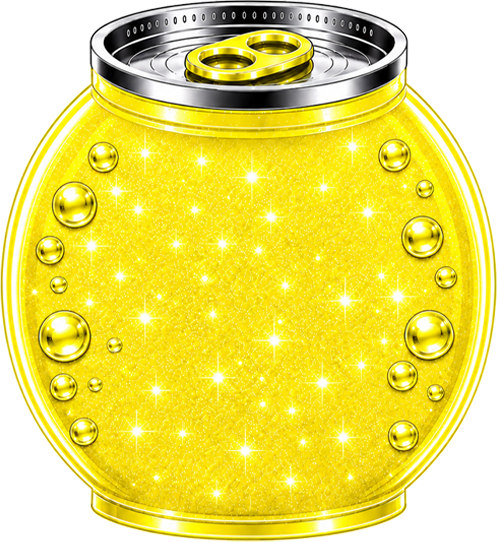 Personalised Glitter Soda Can Keyring | 14 Colours | Custom Name Keychain Gift